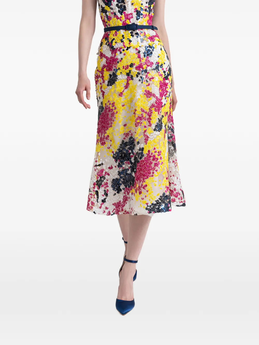 Gemy Maalouf sequin-embellished flared skirt · 6