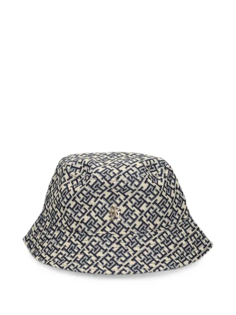Tommy Hilfiger gorro de pescador con monograma en jacquard