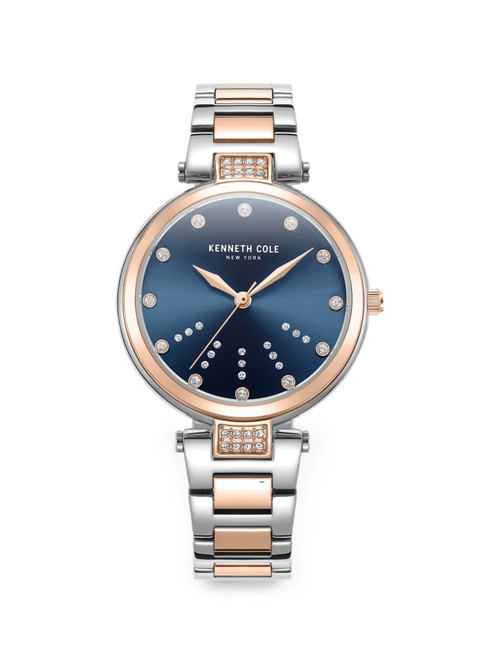 KENNETH COLE Colette Armbanduhr mit Kristallen 32mm - Blau