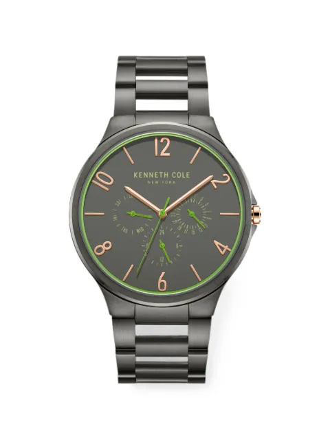 KENNETH COLE logo-detail 44mm watch