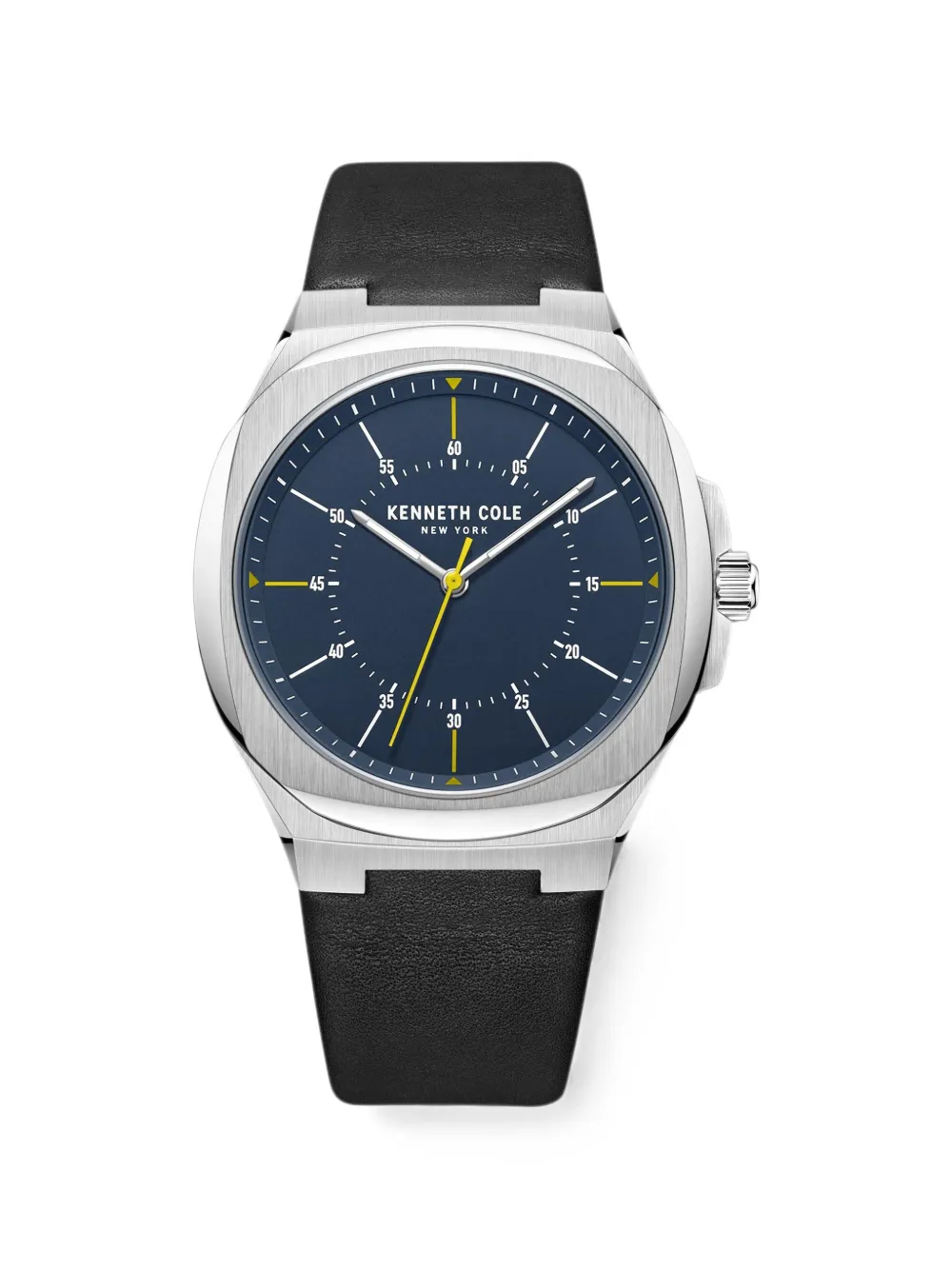 KENNETH COLE Orologio con cinturino in pelle 41mm - Blu