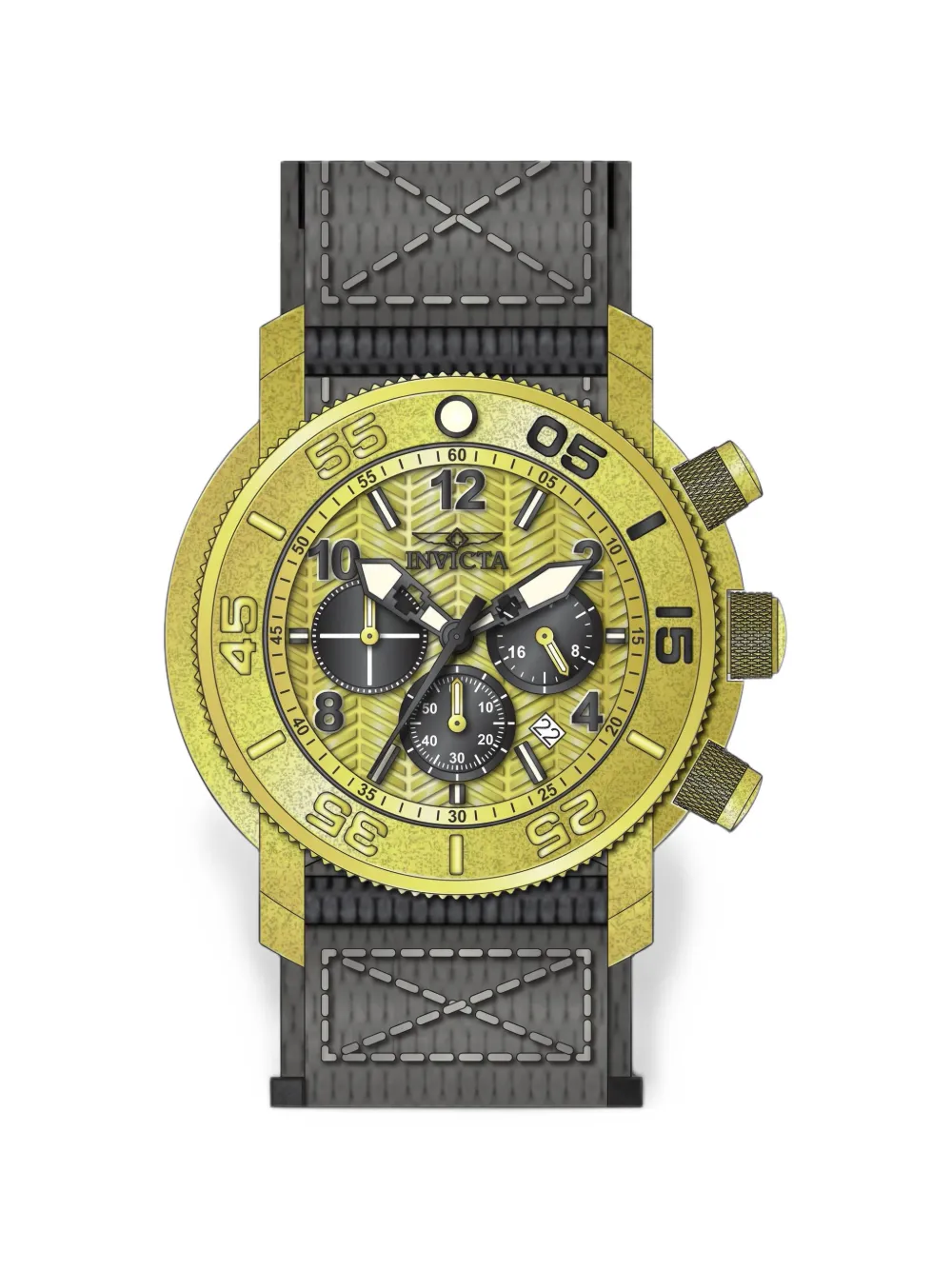 Invicta Coalition Forces 50mm watch | dorado | Image 1