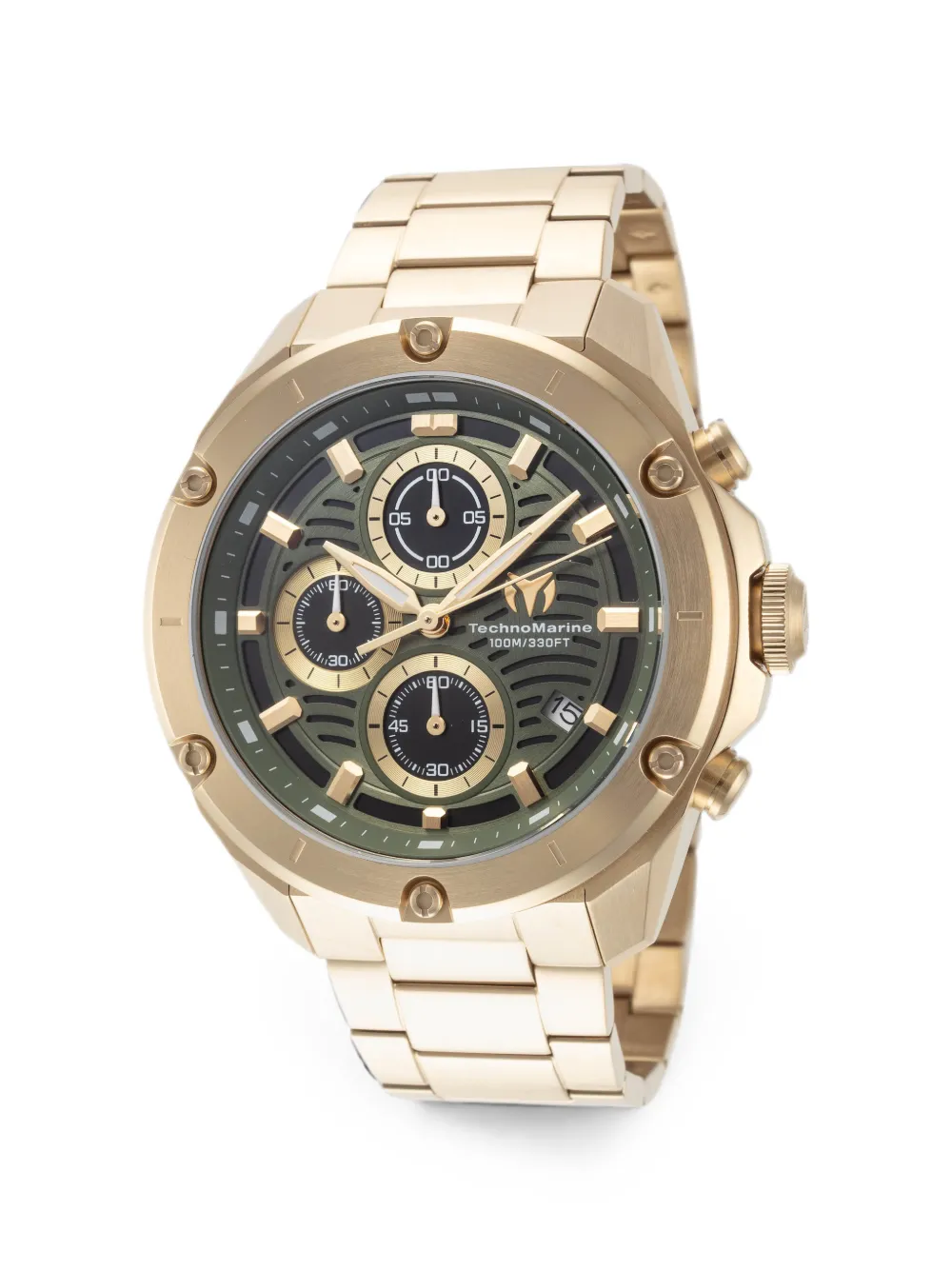 TechnoMarine 오세아니코 크로노그래프 44mm 시계 | 그린 | Image 1