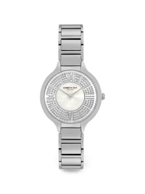 KENNETH COLE 33 mm horloge verfraaid met kristallen