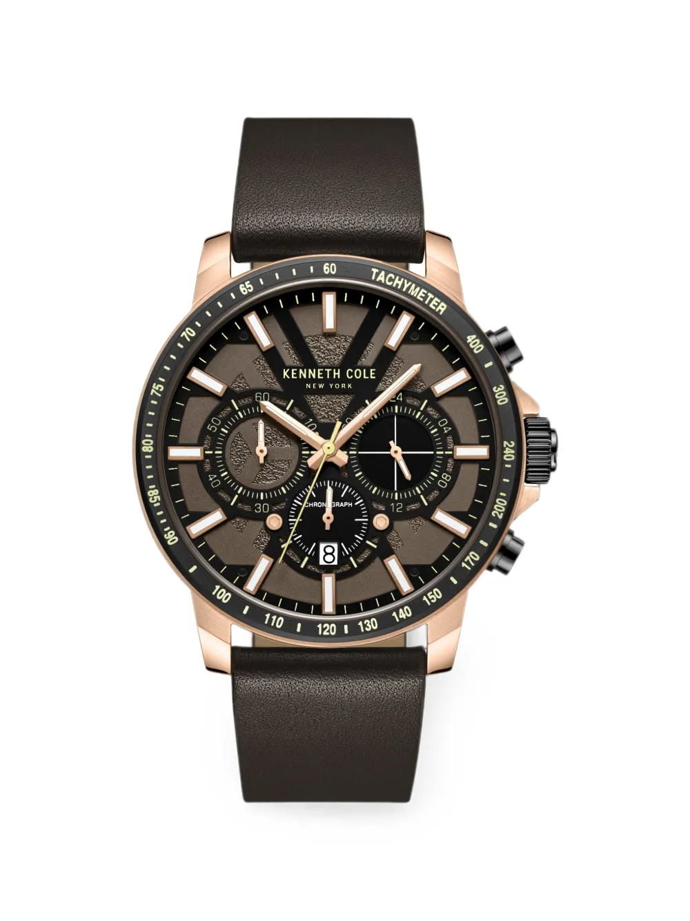 KENNETH COLE Orologio Classic Chronograph 44mm - Marrone