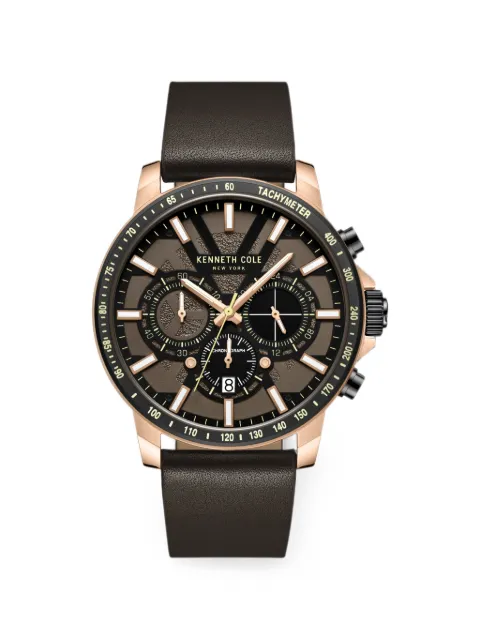 KENNETH COLE Classic クロノグラフ 44mm 腕時計