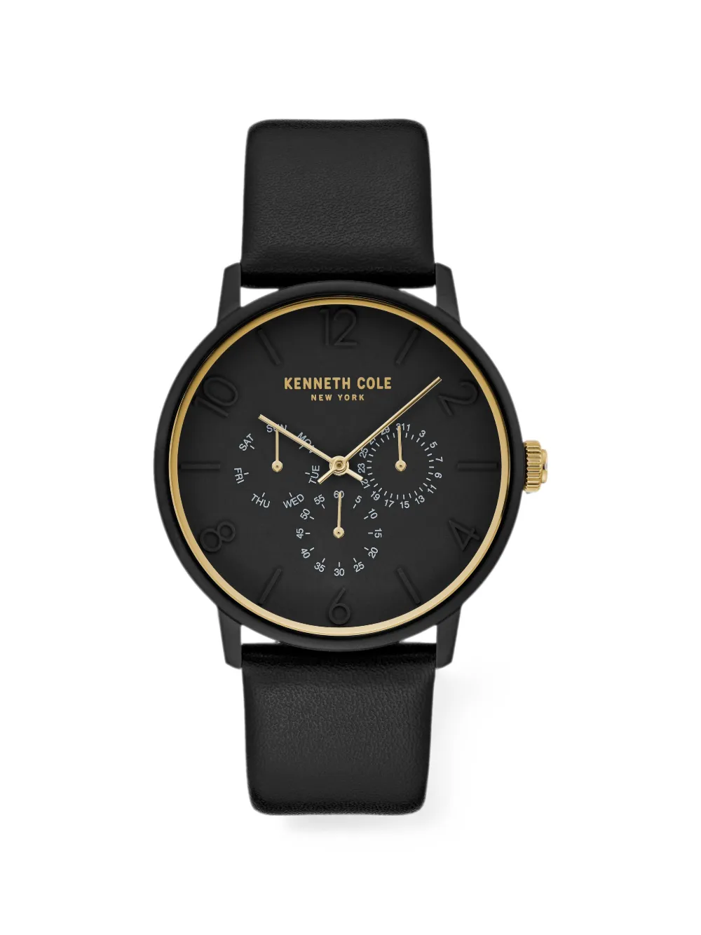 KENNETH COLE Orologio in pelle con sottoquadrante 42mm - Nero