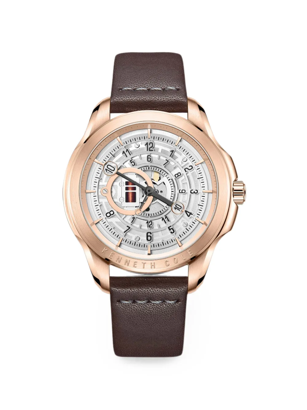 KENNETH COLE Orologio Skeleton 44mm - Argento