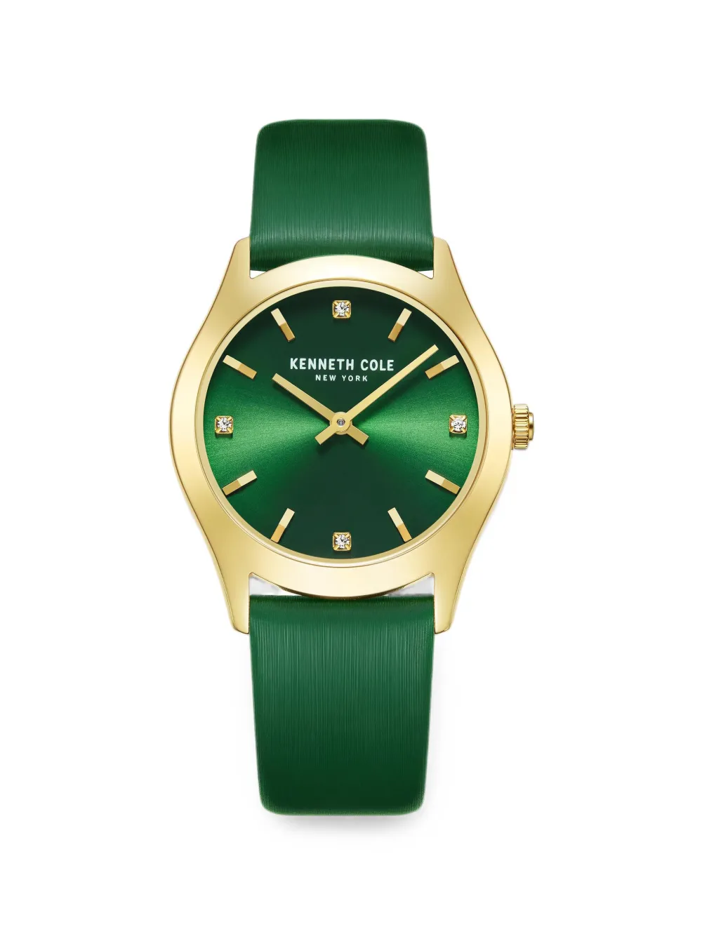 KENNETH COLE Classic Crystal Armbanduhr 34mm - Grün