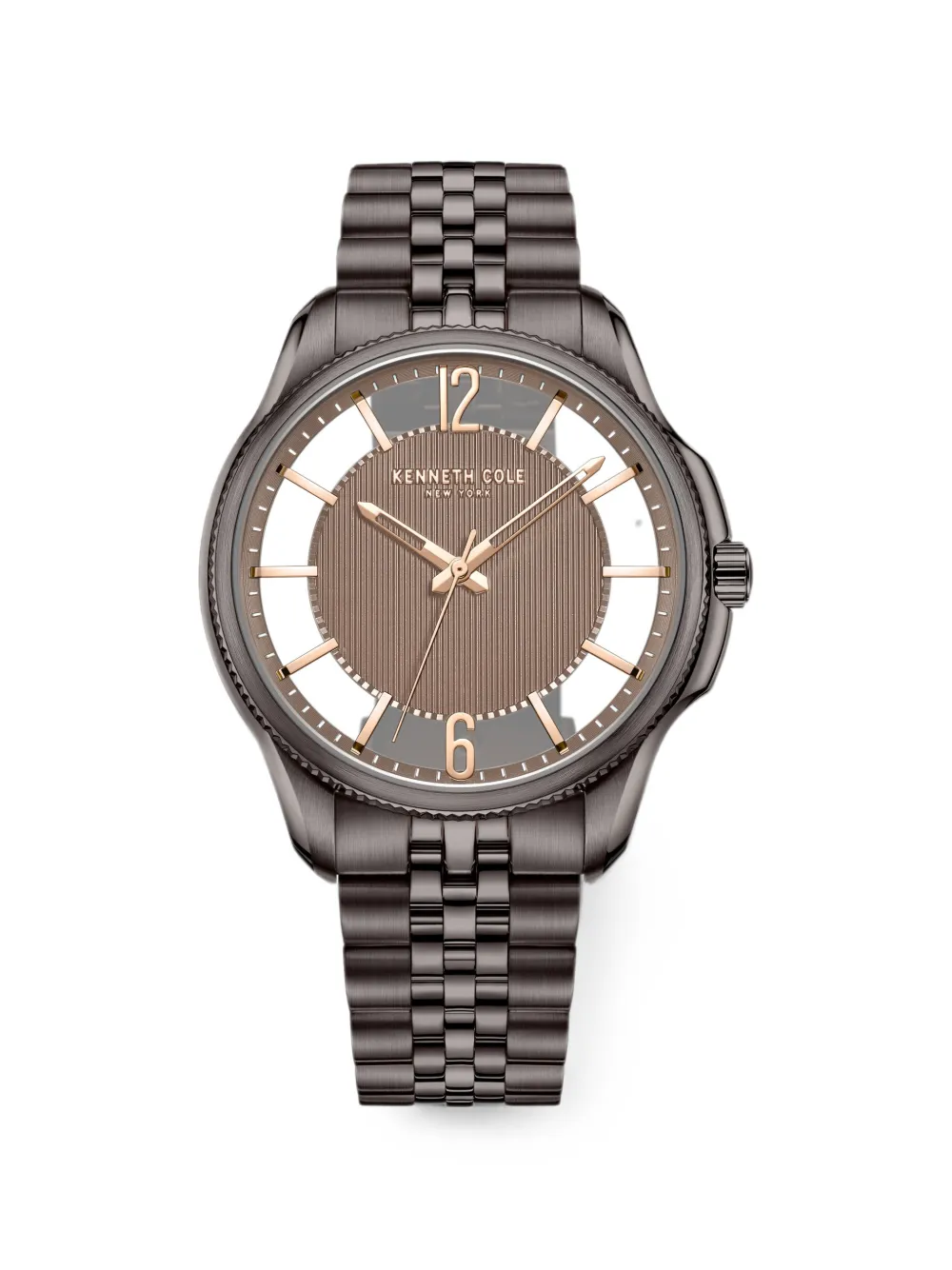 KENNETH COLE Orologio tondo 42mm - Marrone