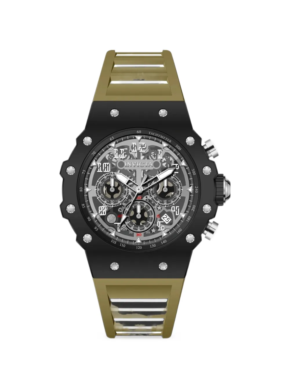 Invicta Racing 43.5mm watch - Argento
