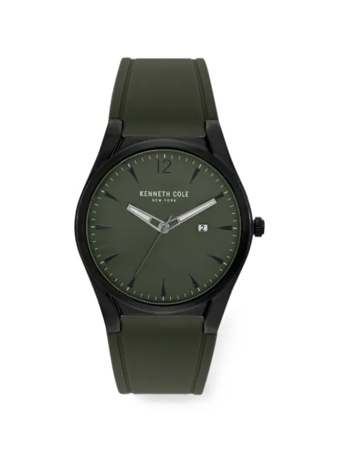 KENNETH COLE silicone-strap 43.8mm watch