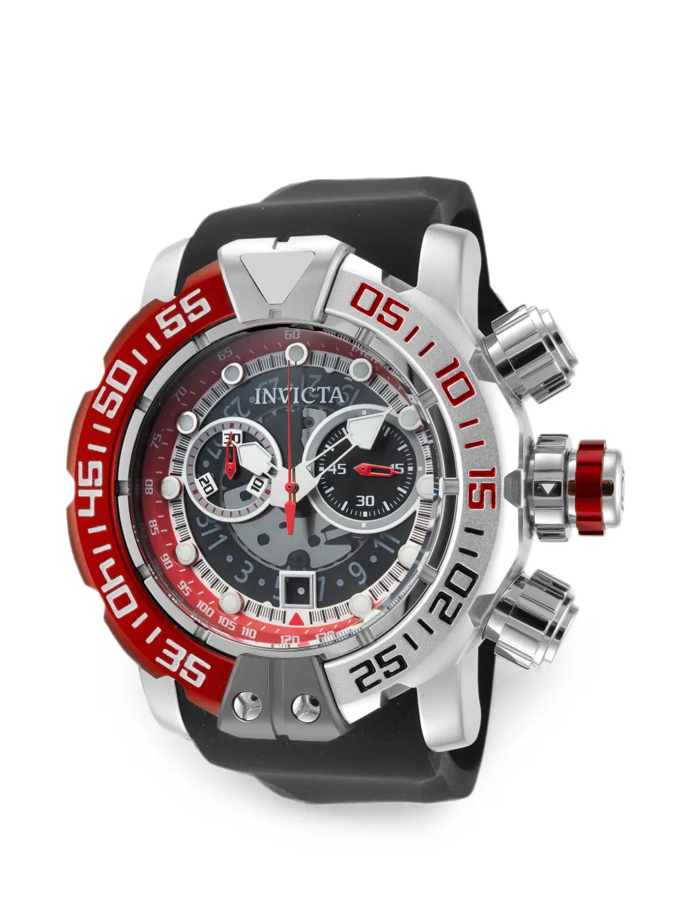 Invicta Sea Hunter Armbanduhr 57mm - Schwarz