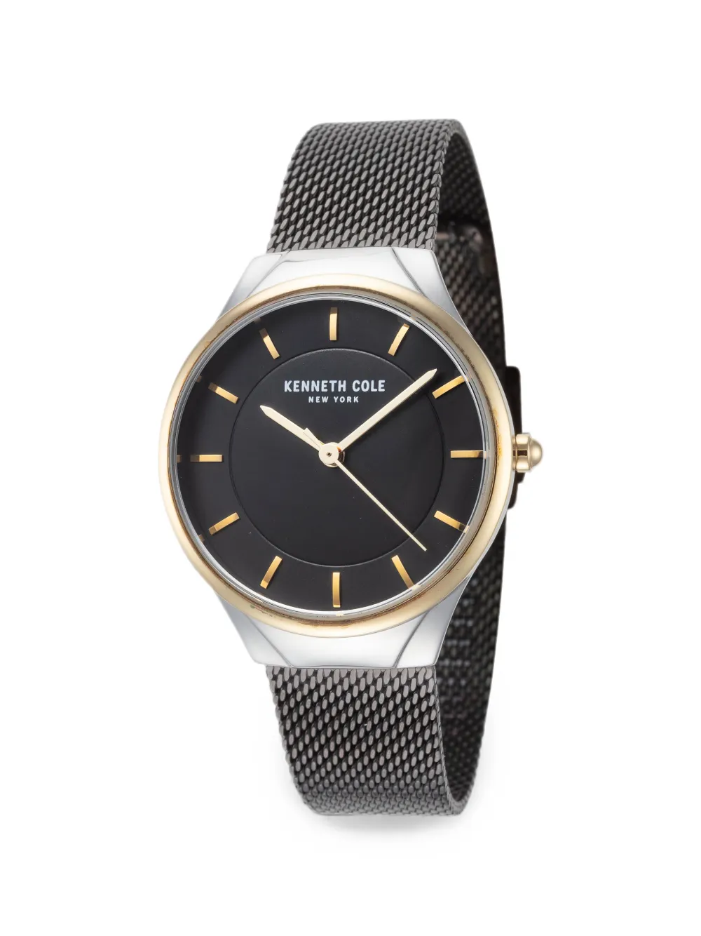 KENNETH COLE Armbanduhr mit Mesh-Armband 32mm - Schwarz