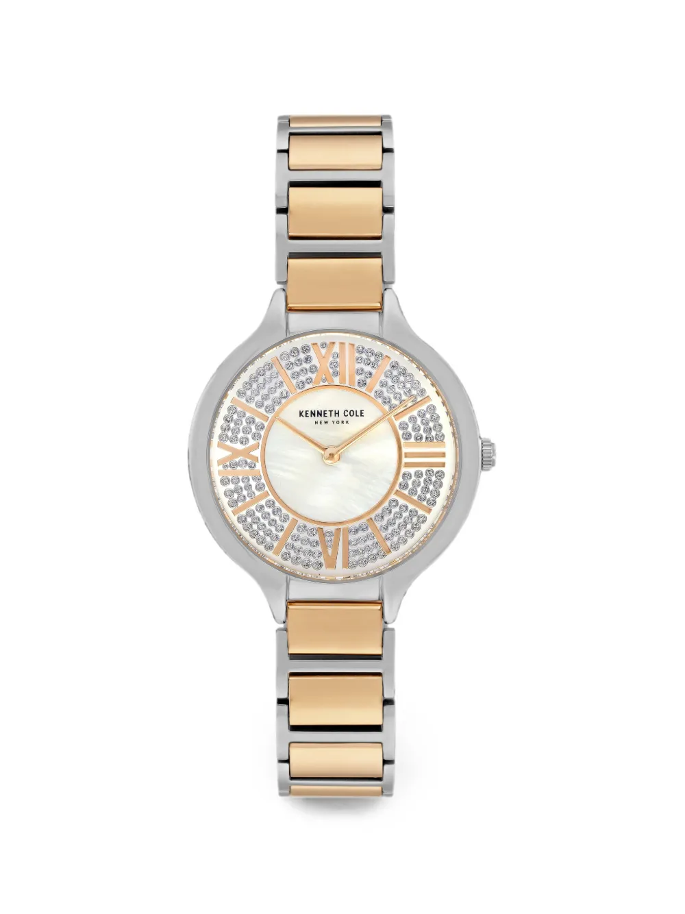 KENNETH COLE Runde Armbanduhr 33mm - Weiß
