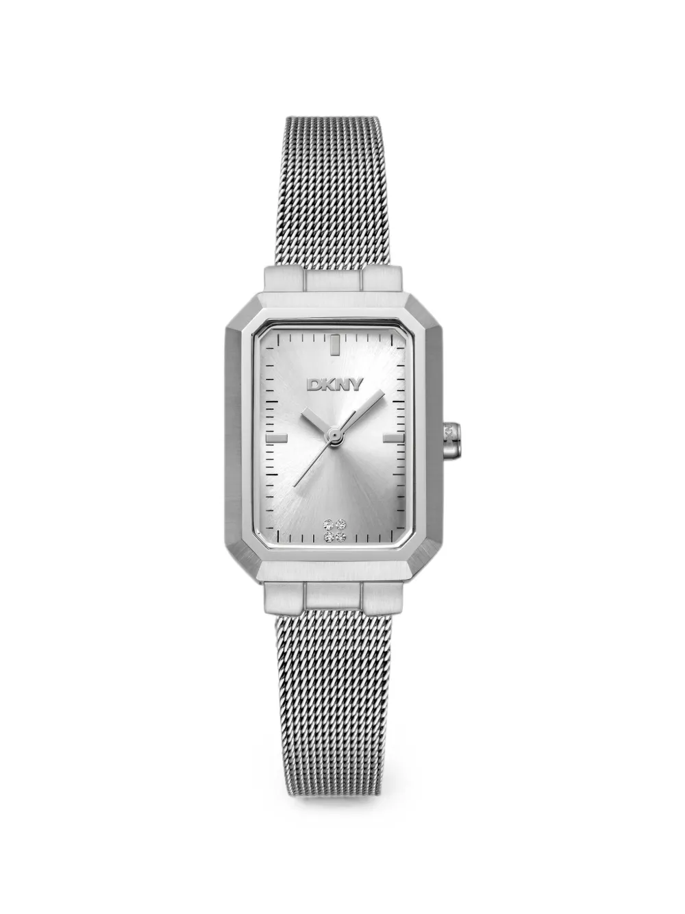 DKNY Armbanduhr mit eckiger Form 35.5mm - Silber