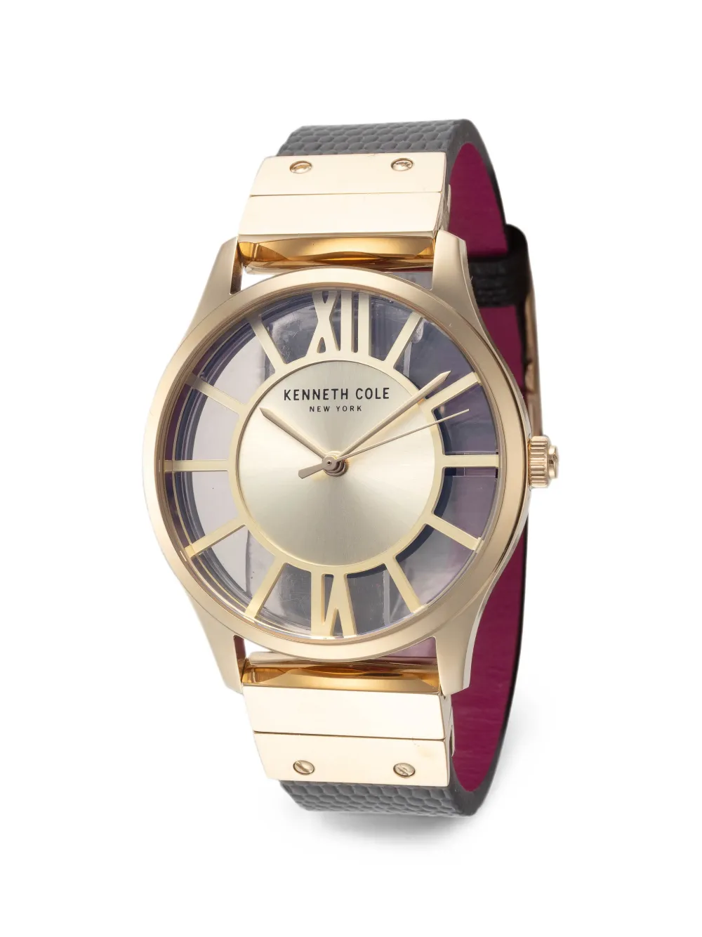 KENNETH COLE Armbanduhr mit römischen Ziffern 34,5mm - Gold
