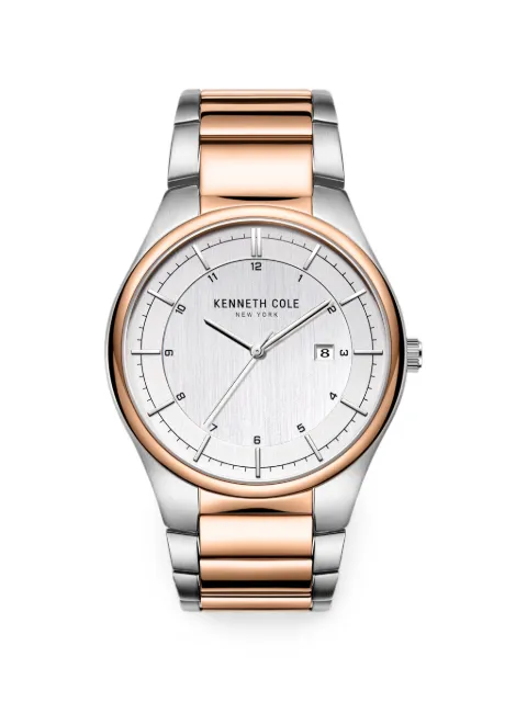 KENNETH COLE reloj con cara redonda de 42mm