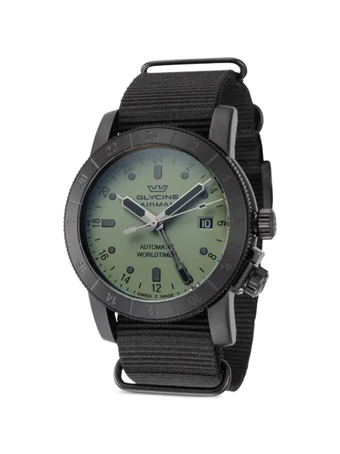 Glycine Airman Worldtimer 42mm watch