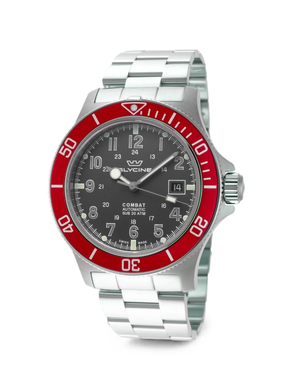 Glycine Orologio Combat Sub 42mm - Nero