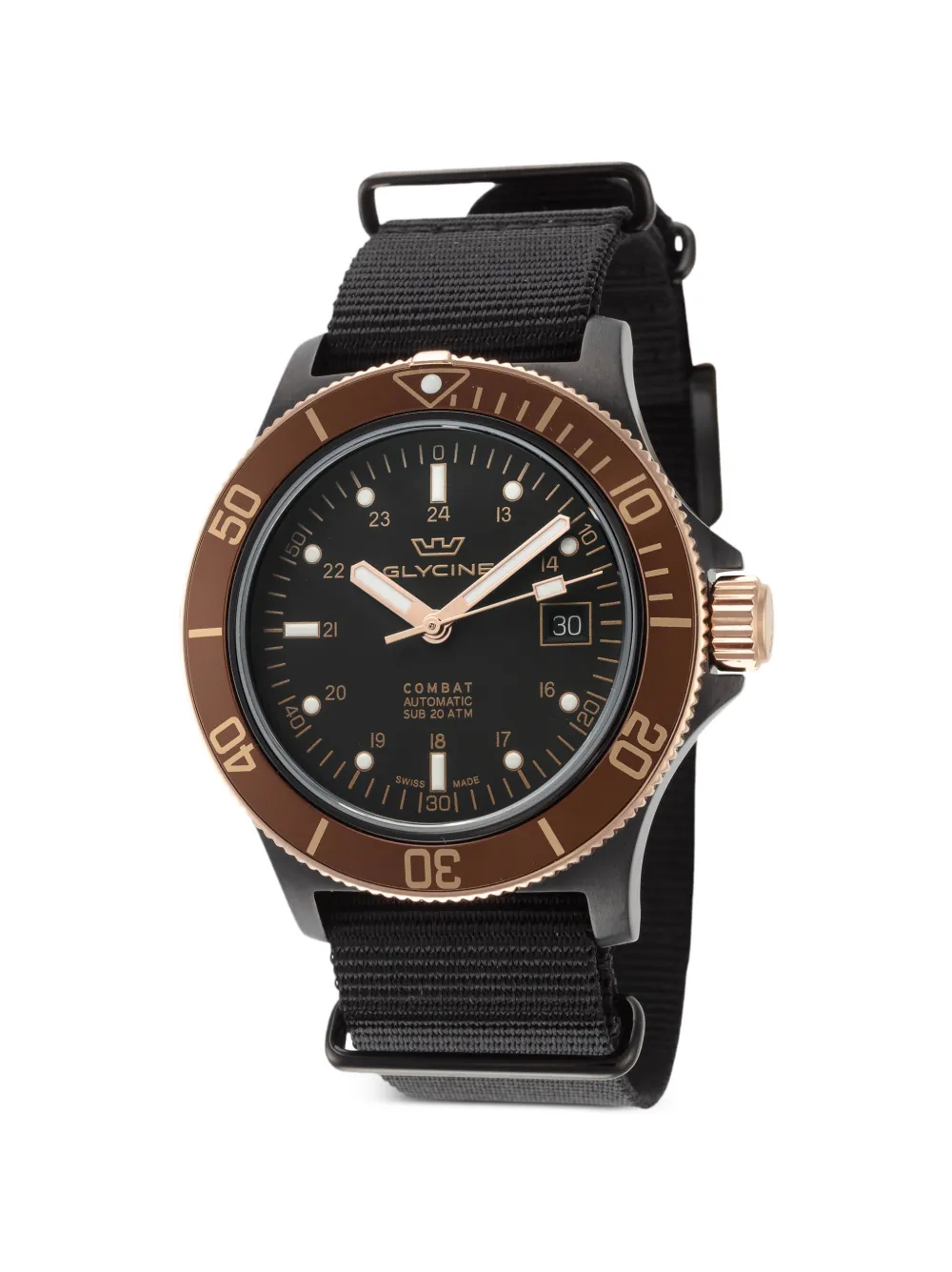 Glycine Orologio Combat Sub 42mm - Nero