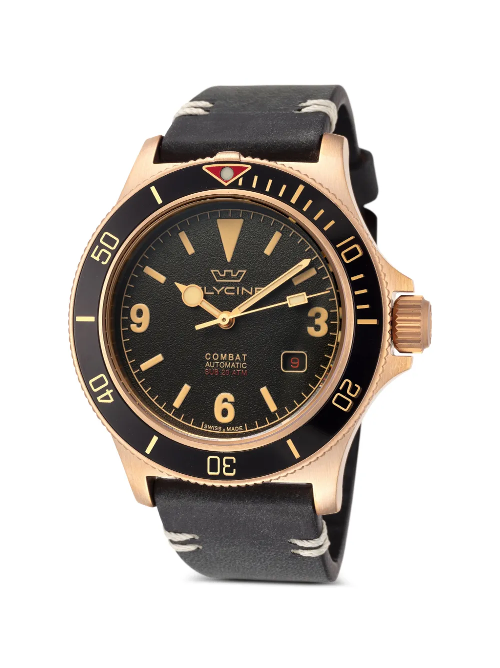 Glycine Orologio Combat Sub 42mm - Nero