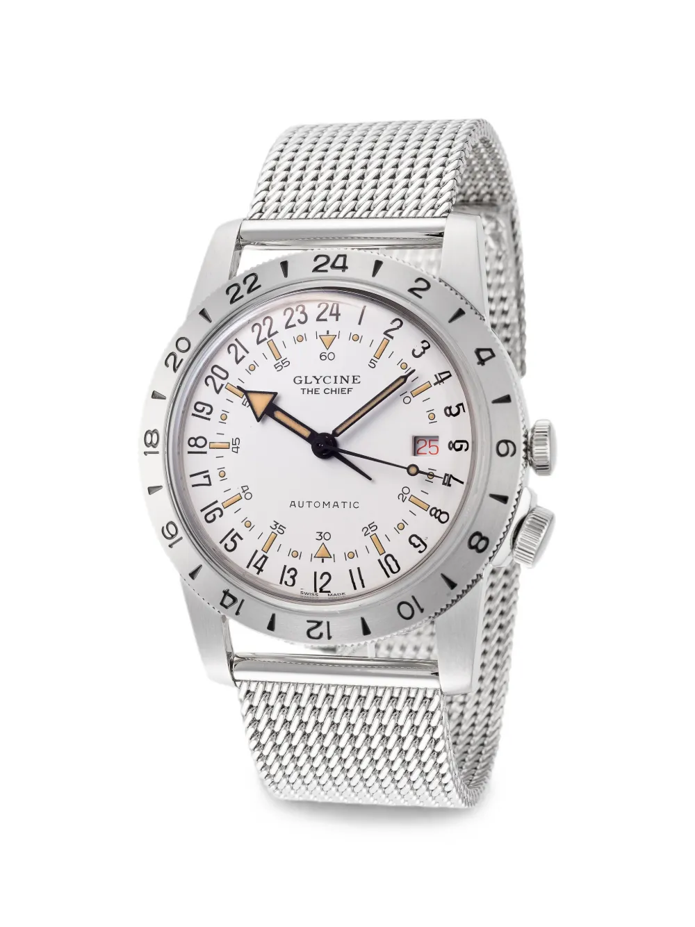Glycine Orologio Airman The Chief 40mm - Bianco