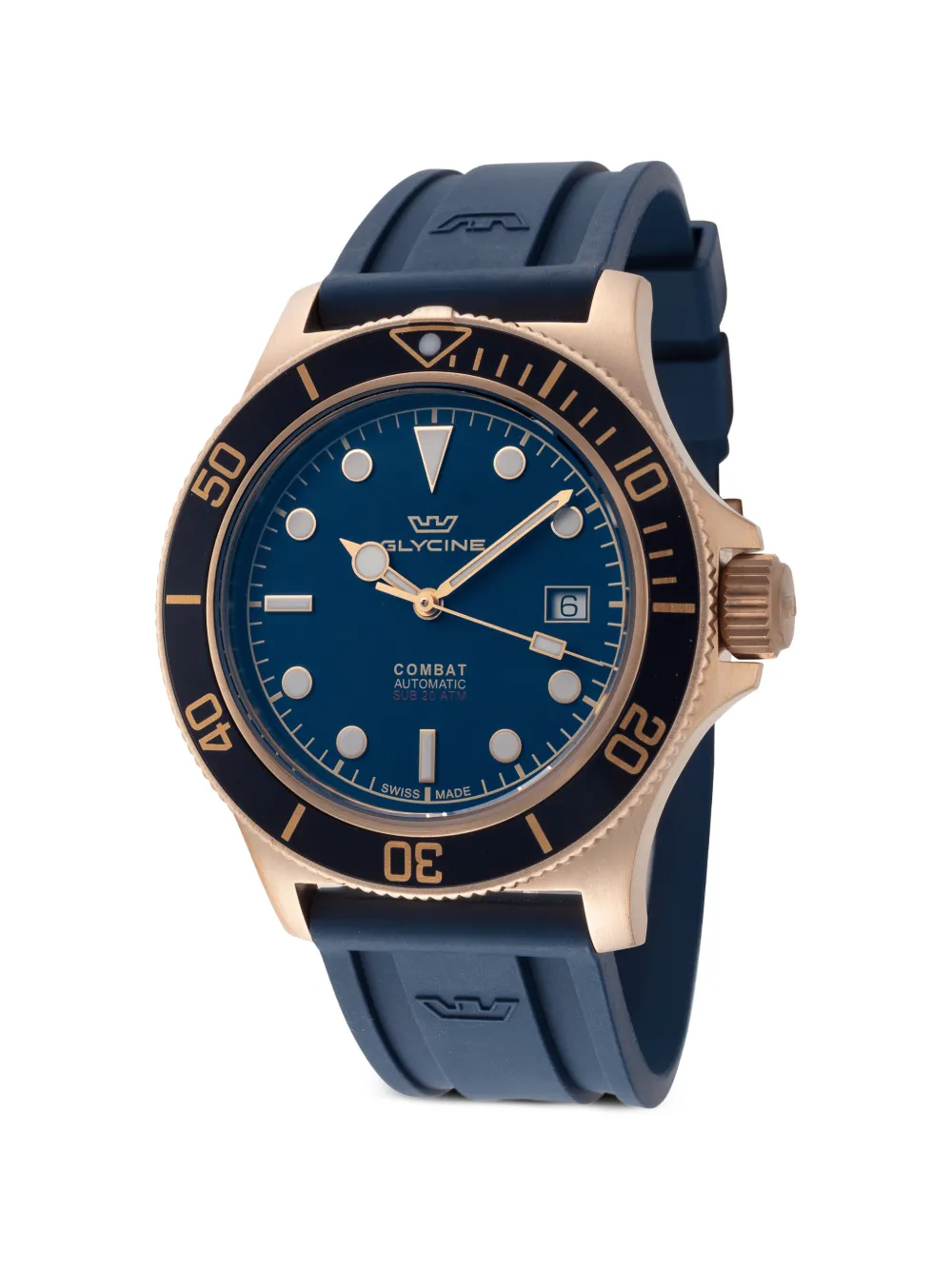 Glycine Orologio Combat Sub 42mm - Blu