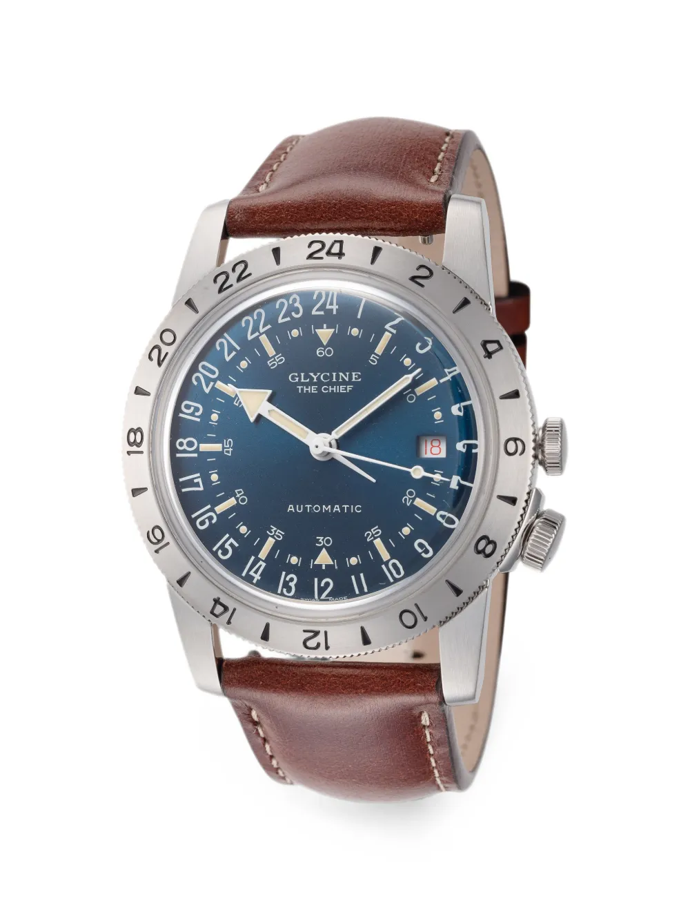 Glycine Orologio Airman The Chief 40mm - Blu
