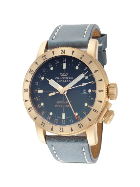 Glycine Airman Bronze GMT 44 mm horloge