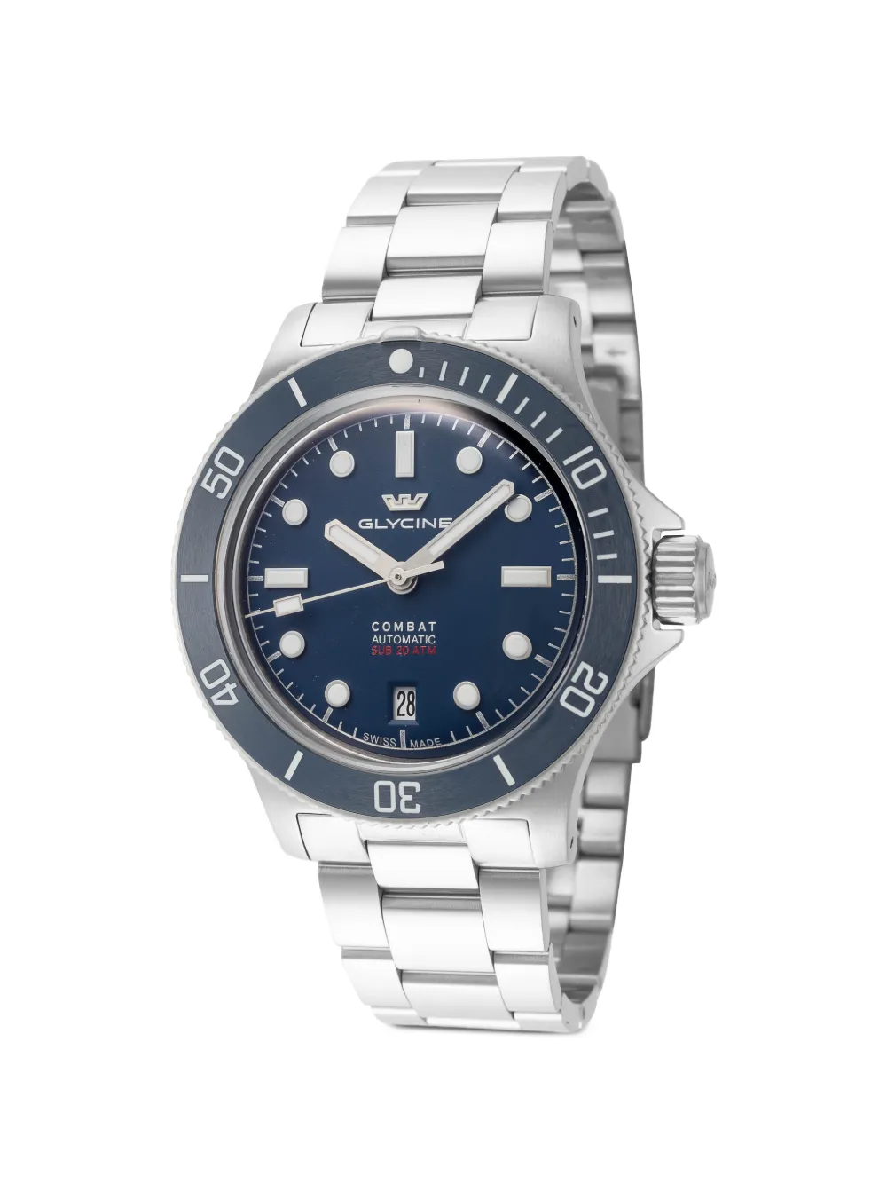 Glycine Orologio Combat Sub 41mm - Blu