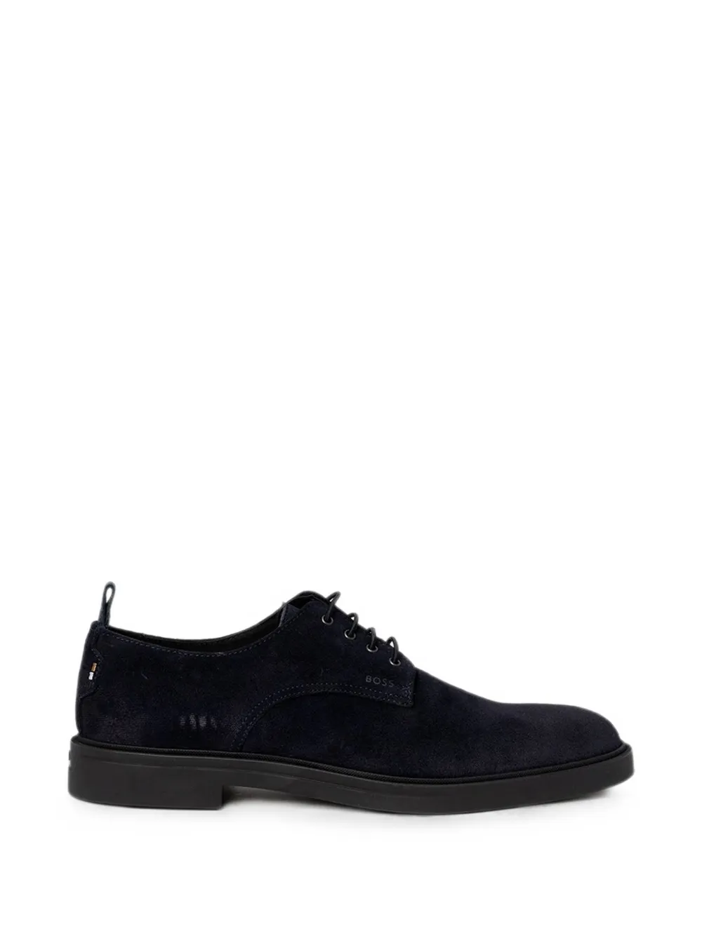 BOSS Derby-Schuhe aus Wildleder - Blau