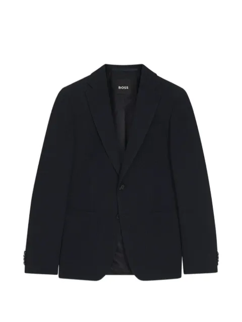 BOSS H-Hutson slim-fit jacket in washable stretch wool