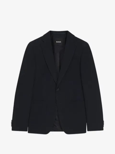 BOSS H-Hutson slim-fit jacket in washable stretch wool