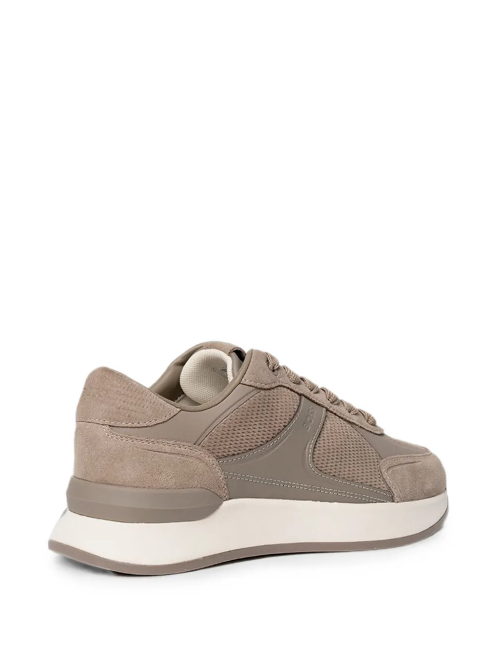 BOSS panelled low-top sneakers Beige