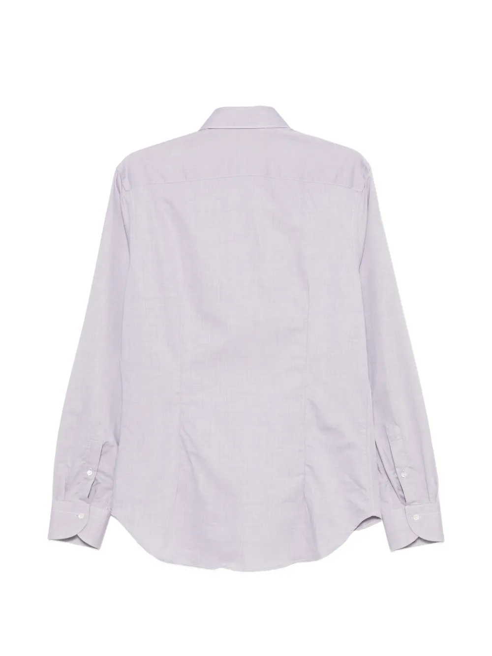 Canali Button-down overhemd Paars