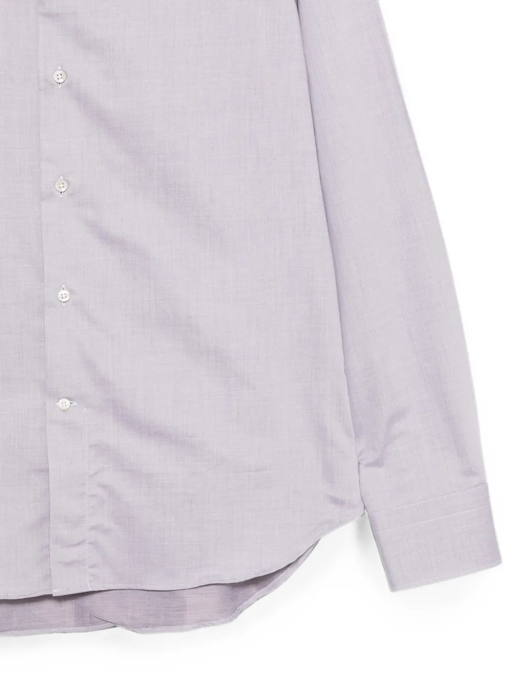 Canali Button-down overhemd Paars