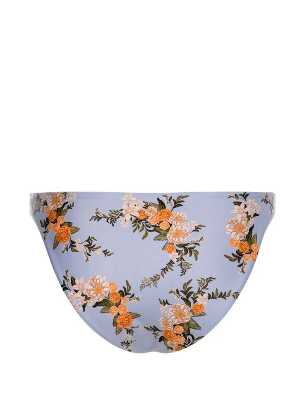 Agua By Agua Bendita Promesa Valle bikinislip met bloemenprint Blauw