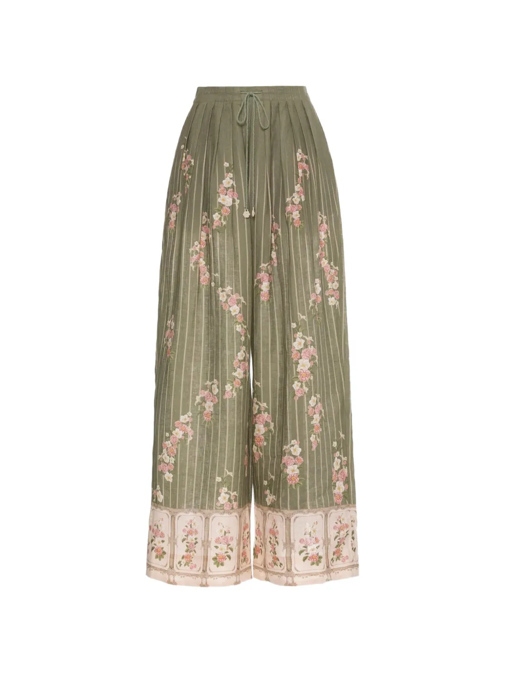 Agua By Agua Bendita pantalon palazzo Cocada Paraíso - Vert Agua By Agua Bendita pantalon palazzo Cocada Paraíso - Vert