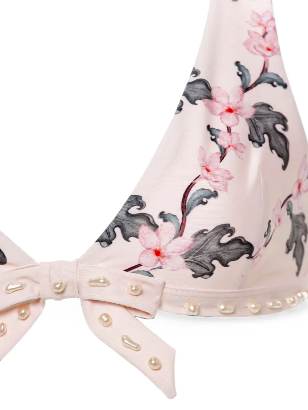 Agua By Agua Bendita Huerta Anhelo bikinitop met bloemenprint Wit