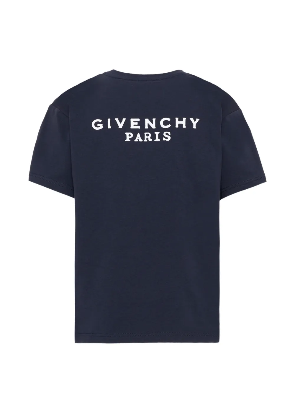 Givenchy Kids T-shirt met logoprint Blauw
