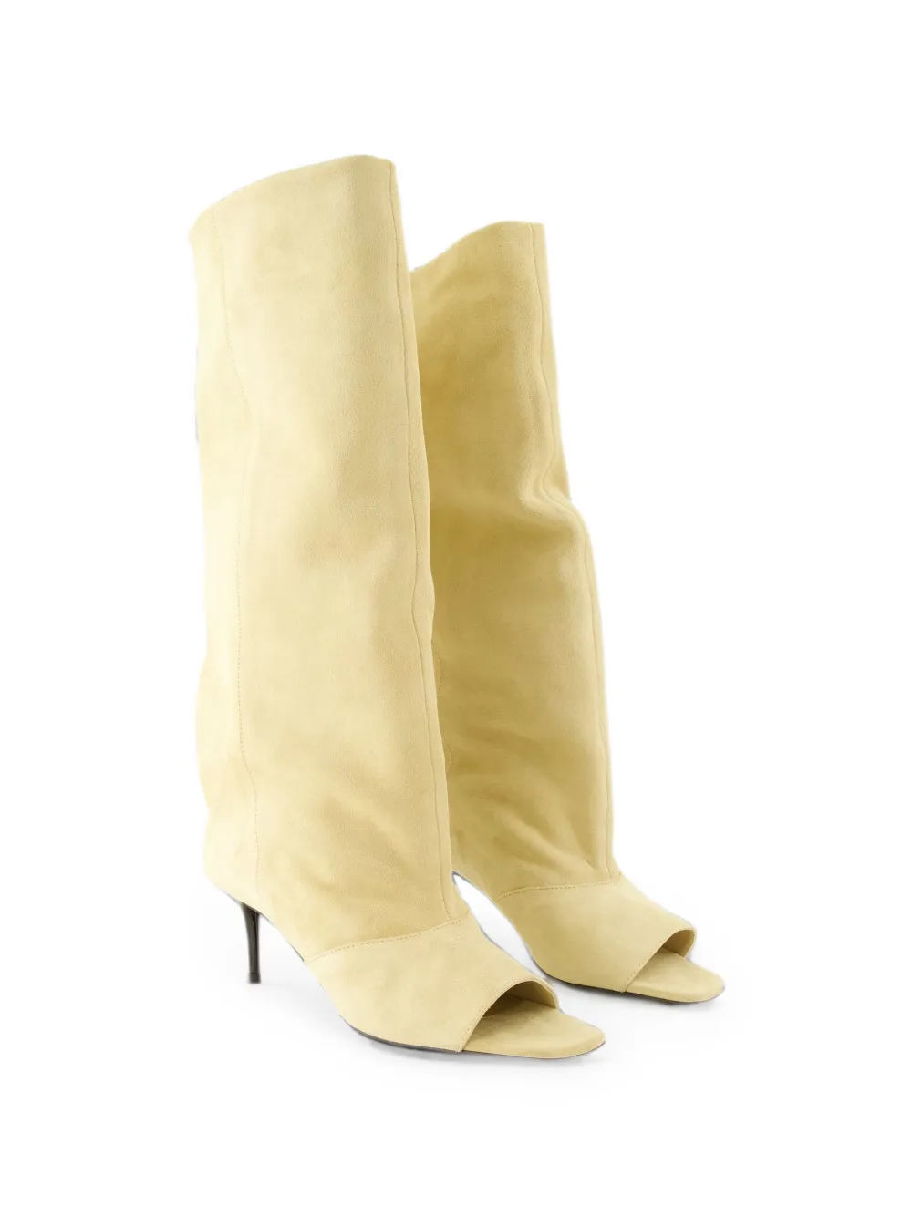 IRO open-toe suede boots Beige