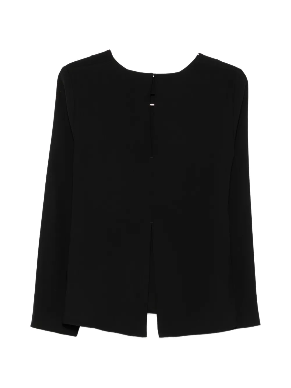 P.A.R.O.S.H. Blouse met boothals en lange mouwen Zwart