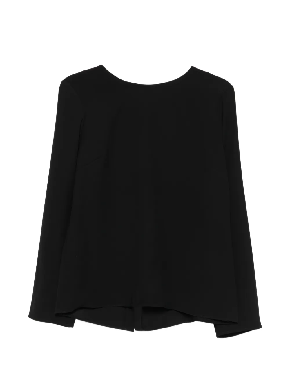 P.A.R.O.S.H. long-sleeve boat-neck blouse - Nero