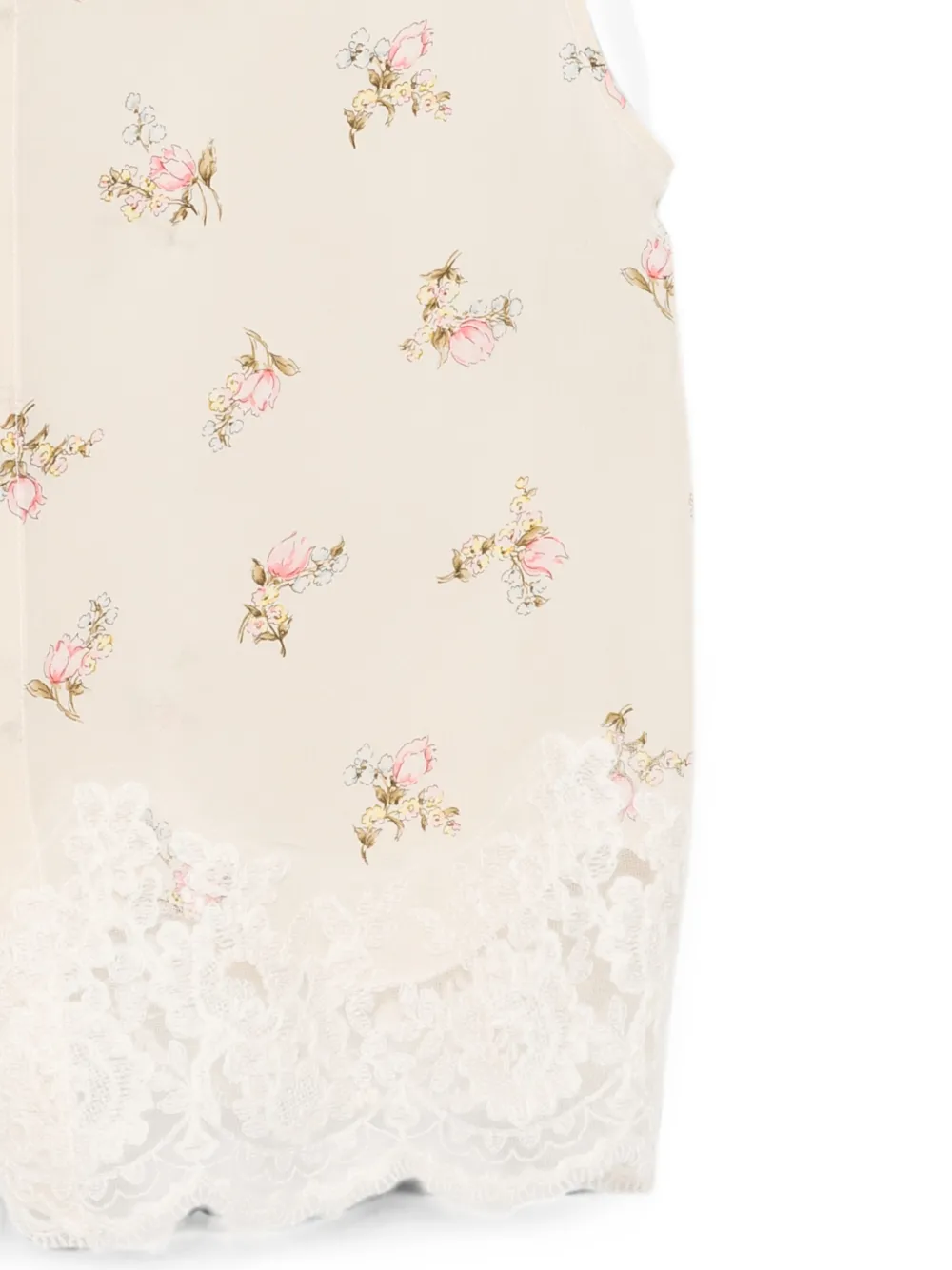 P.A.R.O.S.H. Shirt met bloemenprint Beige