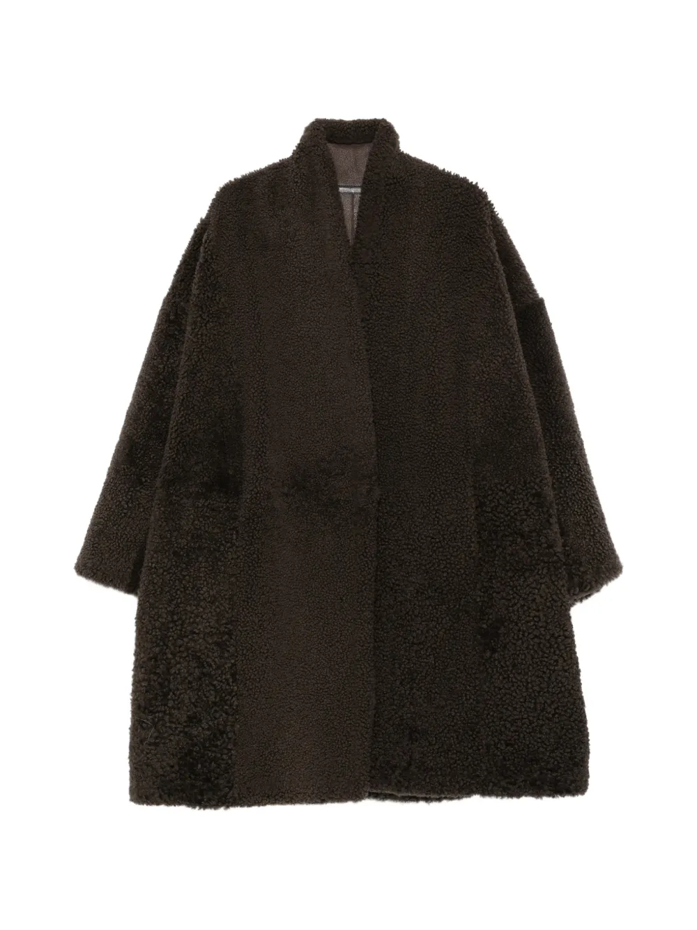 TOM FORD shearling patchwork reversible coat | Brown | Image 1