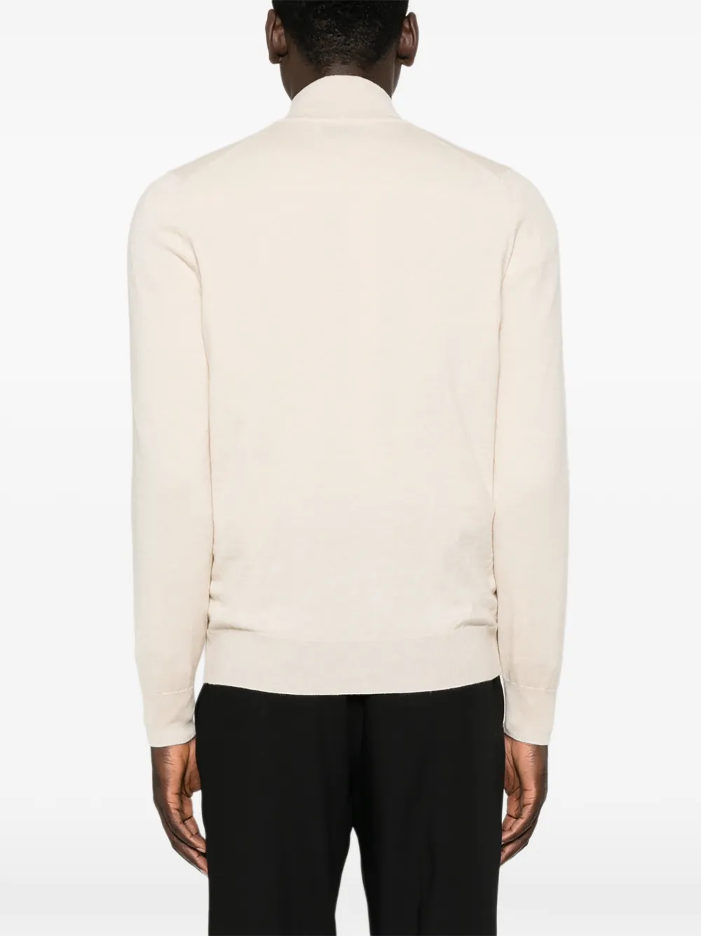 Brunello Cucinelli Vest met hoge hals Beige