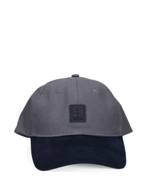 Calvin Klein logo-patch baseball cap