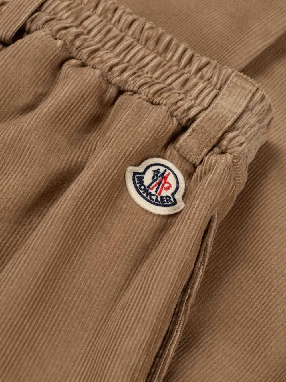 Moncler Enfant Ribfluwelen broek Beige