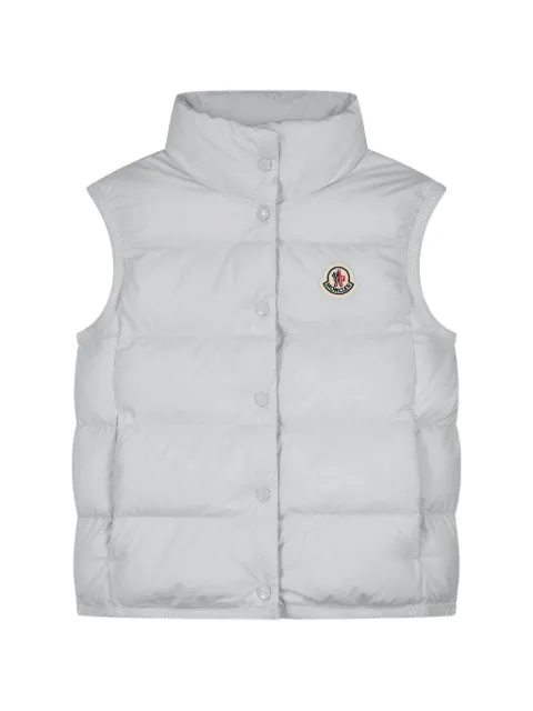 Moncler Enfant Badia logo-patch quilted gilet